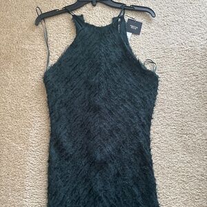 Zara emerald green festive dress